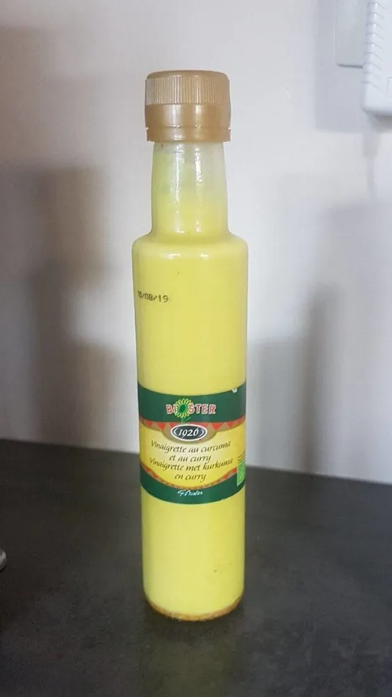 Vinaigrette au curcuma et au curry