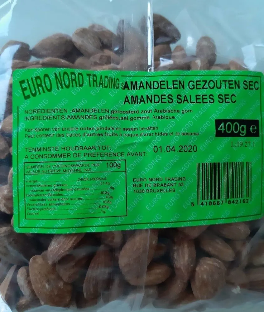 Amandes salées sec