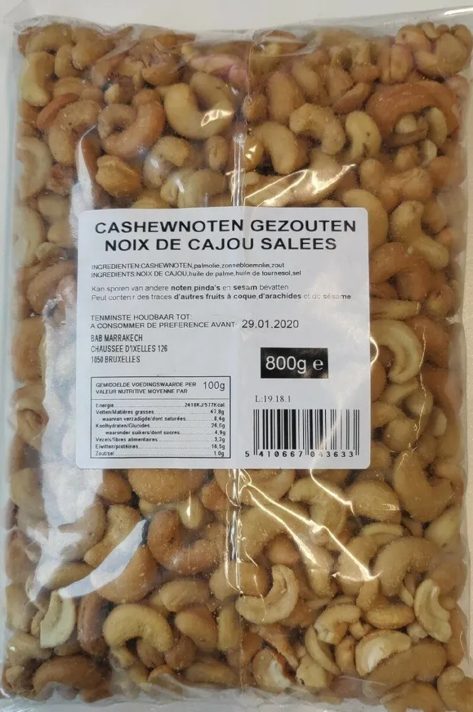 Noix de Cajou salées
