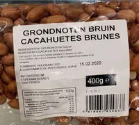 Cacahuètes brunes