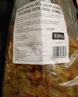 Raisins golden jumbo