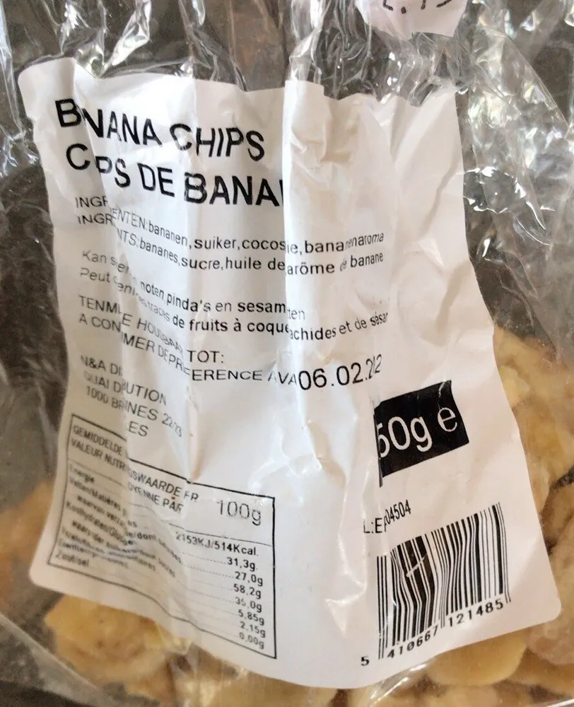 Chips de banane