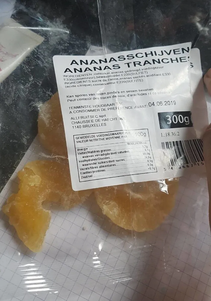 Ananas tranchés