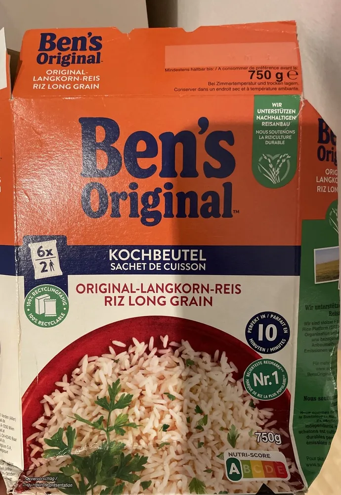 Original-Langkorn-Reis Riz long grain