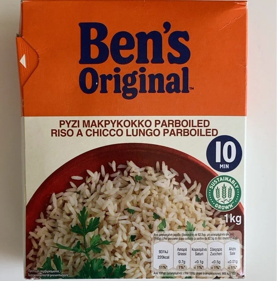 BENS Riso a chicco lungo parboiled