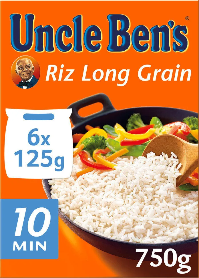 Riz cuisson rapide Uncle Ben's 6 x 125 g