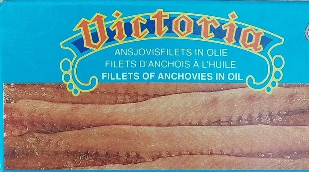 Fillets of anchovies in oil