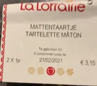 Mattentaartje
