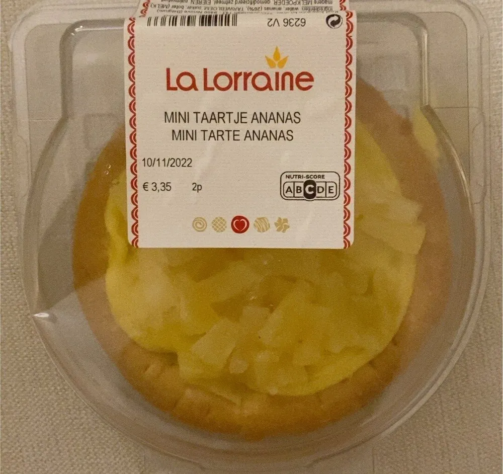Mini tarte ananas