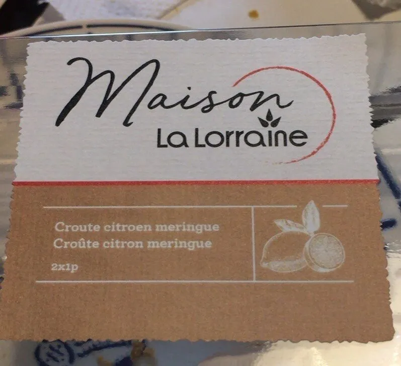 Croute citron meringue