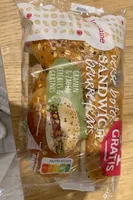 Sandwich au beurre frais cereales et graines