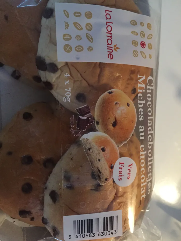 Miches au chocolat