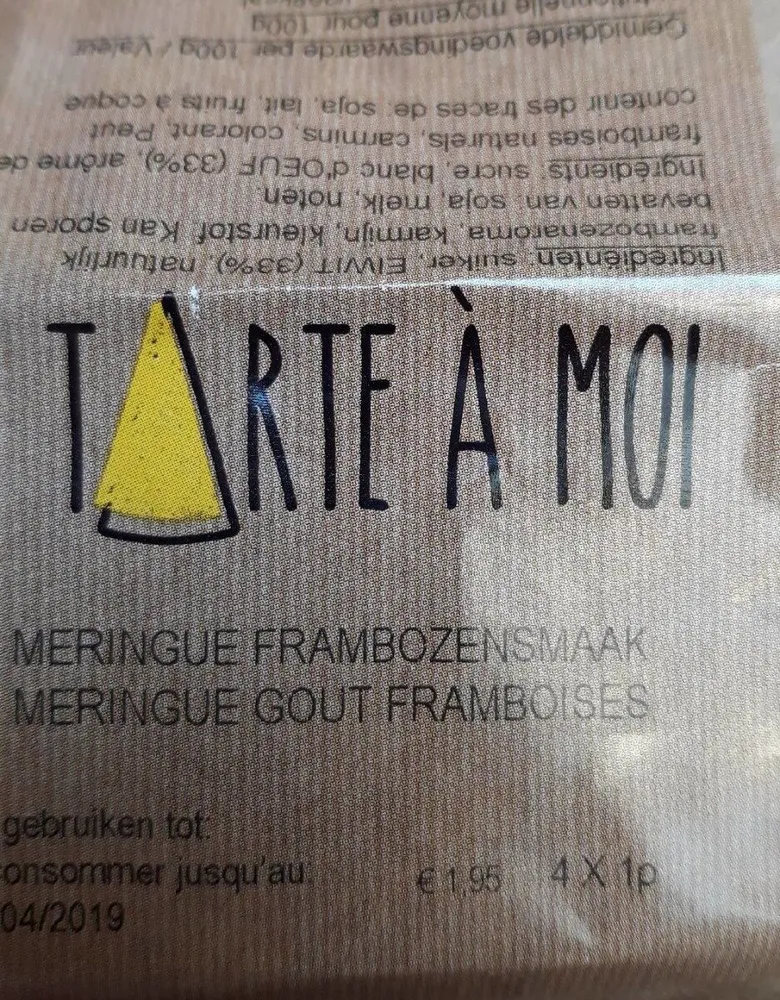 Meringue goût Framboise