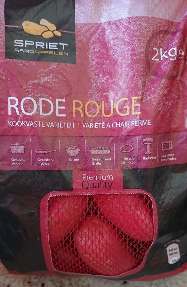 Pommes de terre rouge