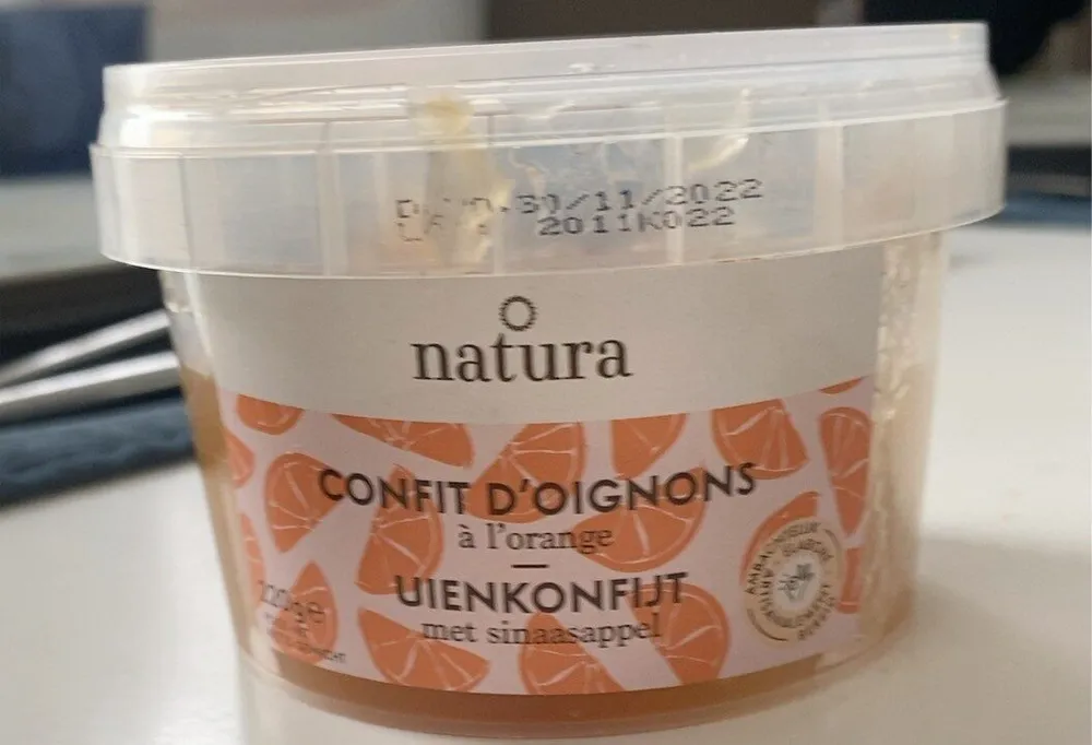 Confit d’oignons a l’orange