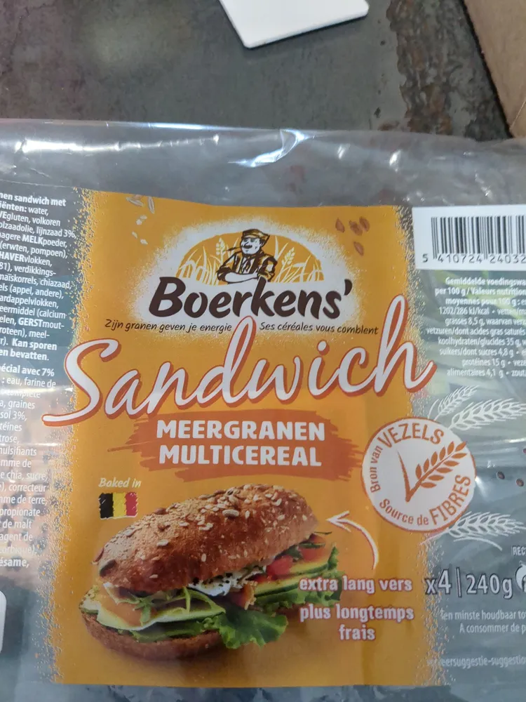 Meergranen sandwiche
