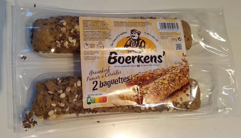 Boerkens' graankorf 2 baguettes