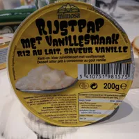 Riz au lait, saveur vanille