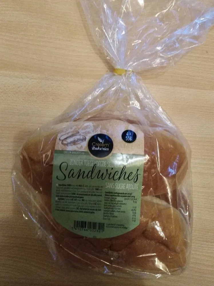 Sandwiches (sans sucre ajouté)