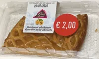 Quartier tarte abricots