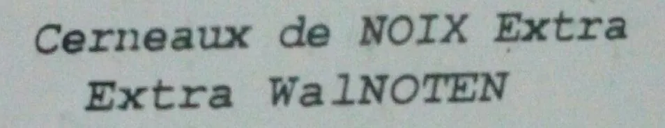 Cerneaux de noix