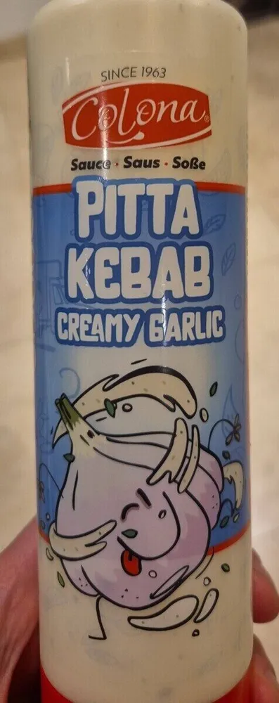 Pitta kebab creamy garlic