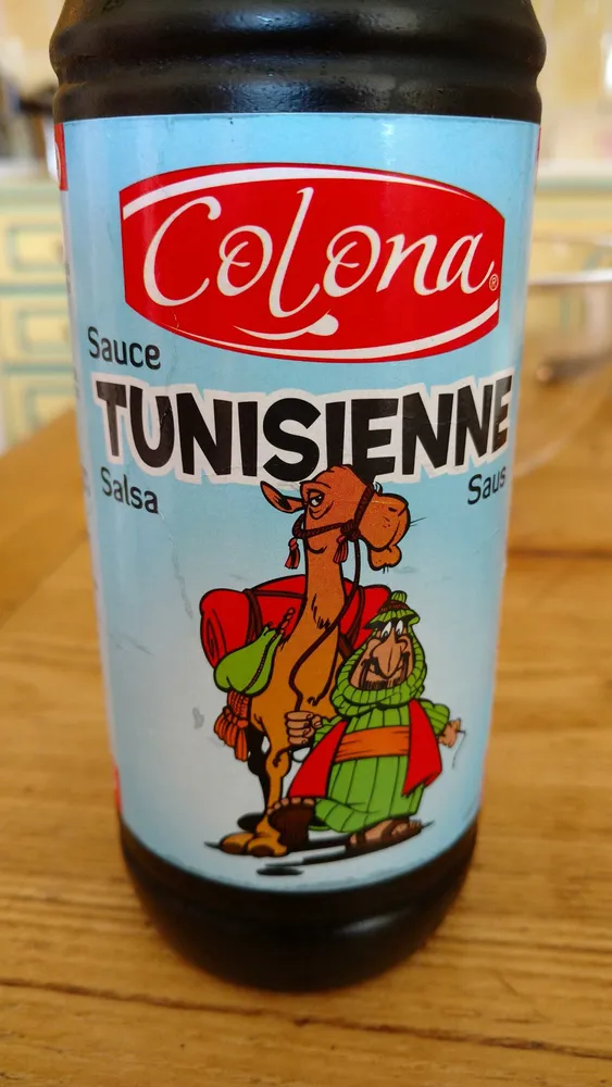 Sauce tunisienne COLONA, flacon de sauce