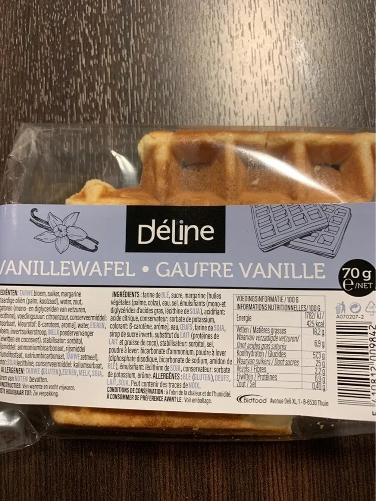 gaufre vanille