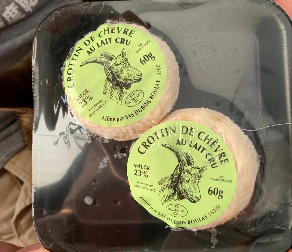 Crottin de chèvre au lait cru
