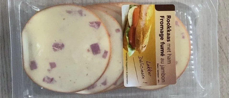 Rookkaas met ham