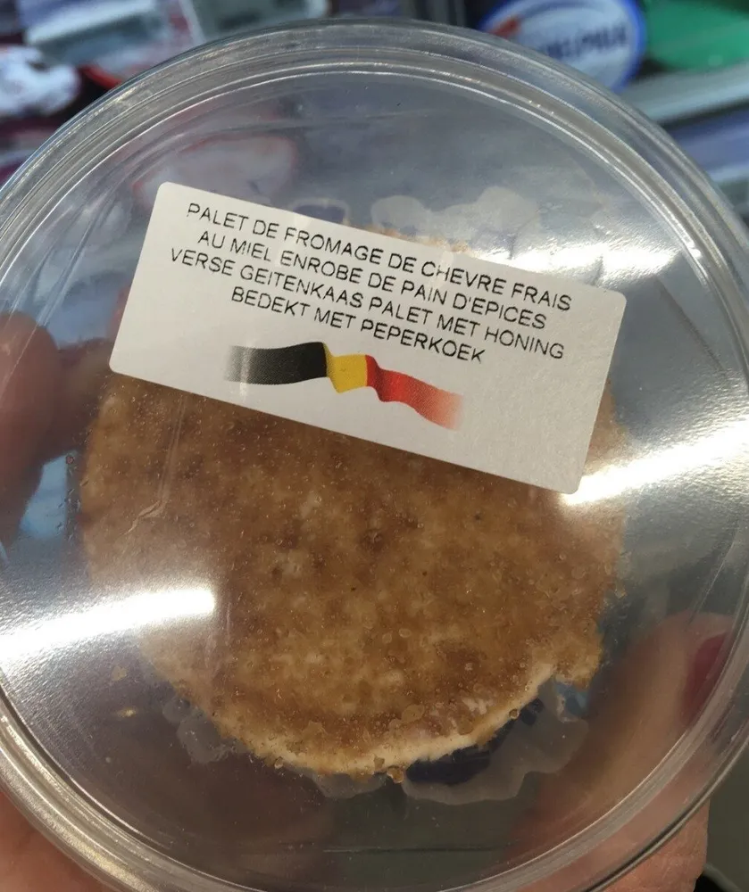Palet de Fromage de Chèvre Frais au miel et pain d'épices