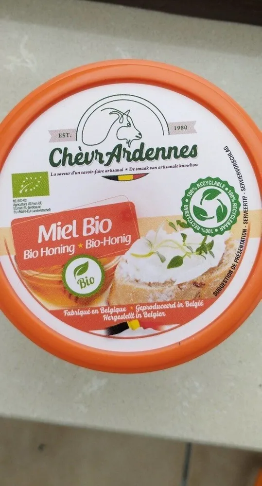 Fromage de chèvre frais tartinables bio au miel