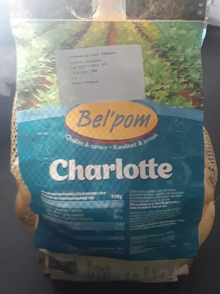 Pommes de terre Charlotte