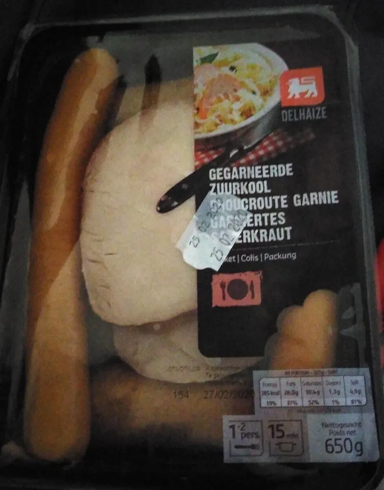 Choucroute garnie