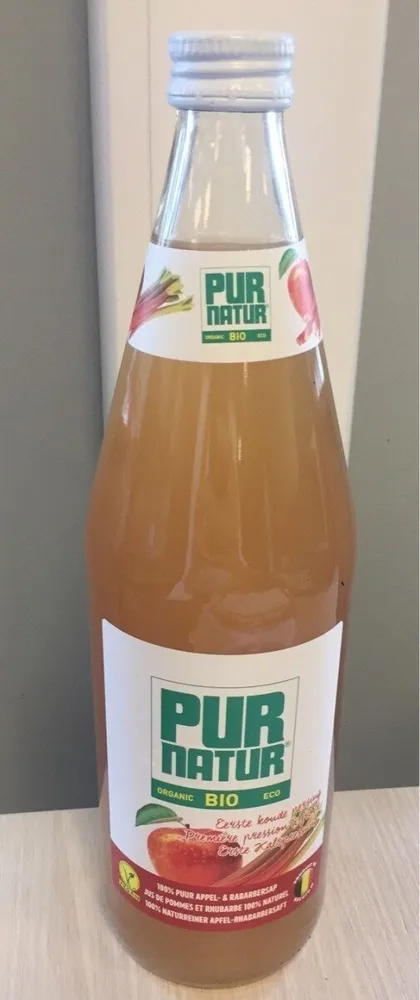Jus de pommes et rhubarbe 100% naturel