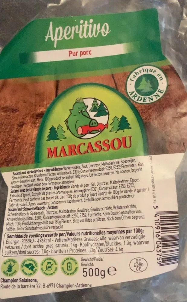 Aperitivo pur porc