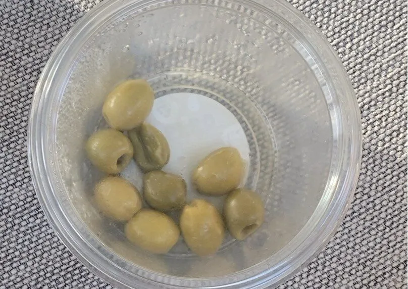 Olives natures dénoyautés