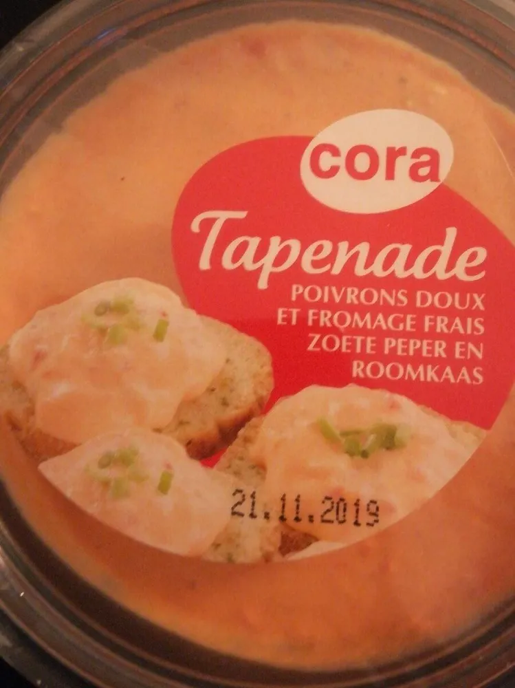 Tapenade poivrons doux et fromage frais