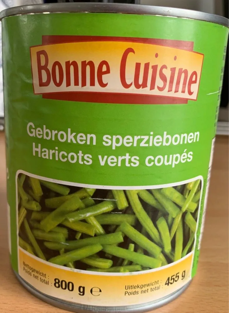 Haricots verts coupés