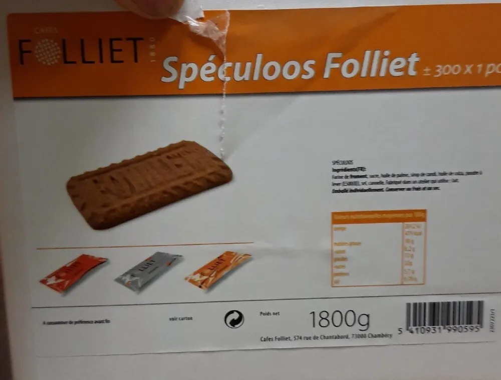 SPECULOOS FOLLIET