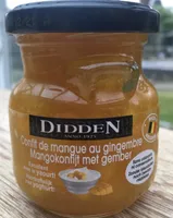 Confit de mangue au gingembre