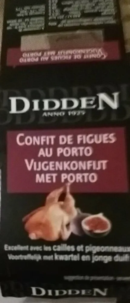 Confit de figue au porto