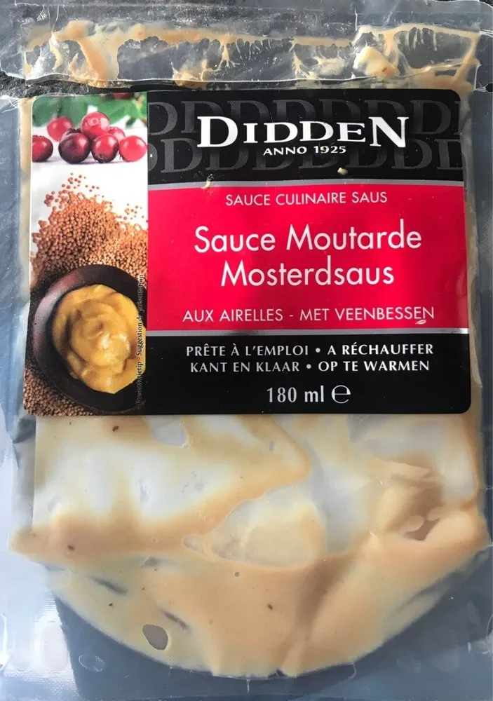 Sauce moutarde aux airelles