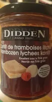 Confit de framboises litchis