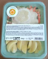 Colin d'Alaska sauce beurre, légumes, pommes de terre