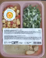 Filet de poulet grille sauce estragon, légumes