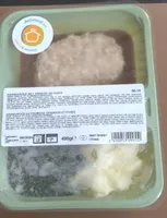 Hamburger au fromage épinards et purée