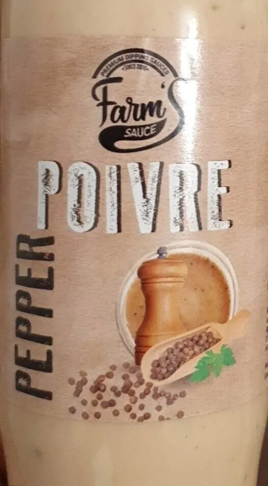 sauce pepper poivre
