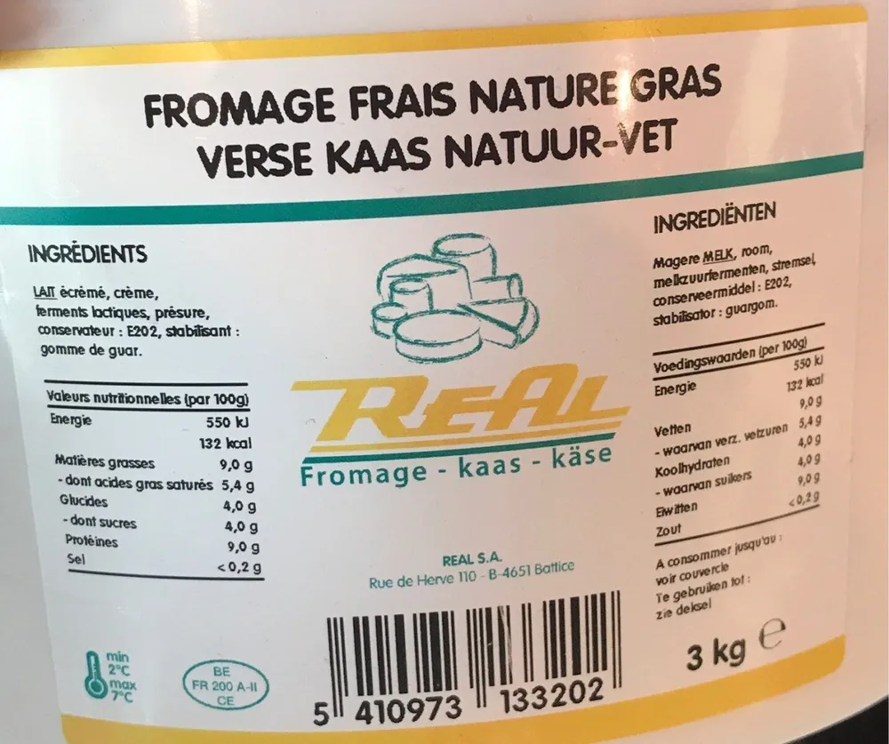 Fromage frais nature