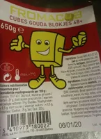 Cubes de gouda